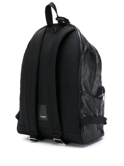 Shop Saint Laurent City Backpack In Black/1000