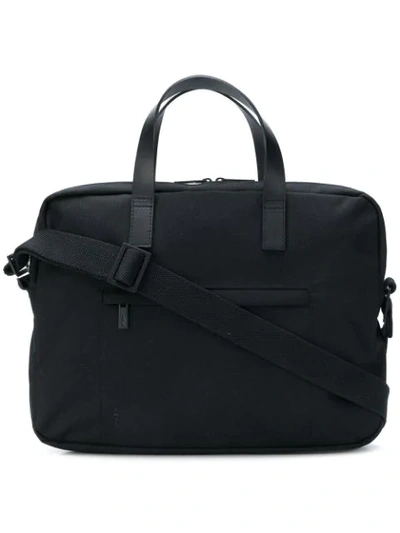 Shop Ally Capellino Mansell Travel Cycle Briefcase In Black