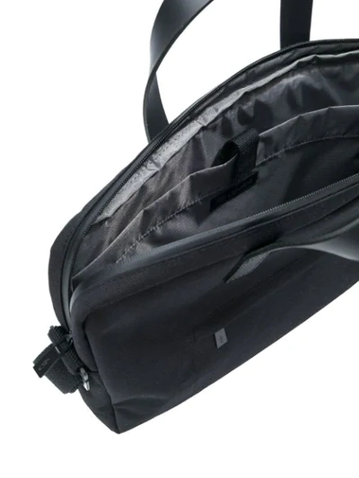 Shop Ally Capellino Mansell Travel Cycle Briefcase In Black