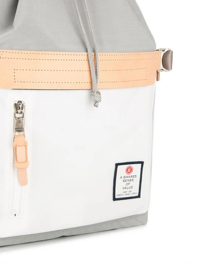 Shop As2ov Drawstring Backpack In Grey