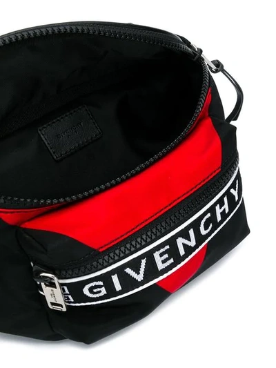 Shop Givenchy Logo Belt Bag In Black