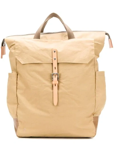 Shop Ally Capellino Fin Large Backpack In Neutrals