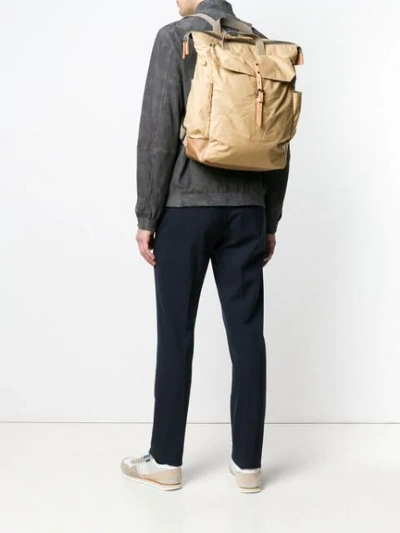Shop Ally Capellino Fin Large Backpack In Neutrals
