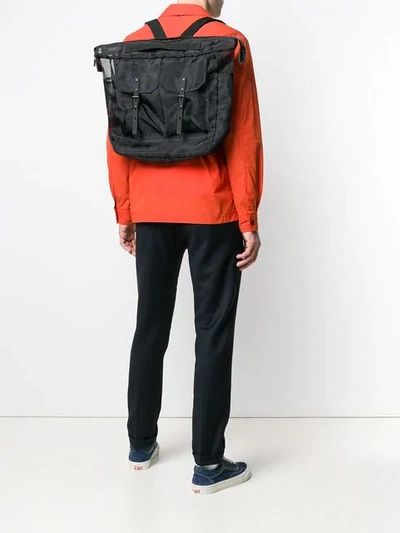 Shop Ally Capellino Frank Sheer Backpack In Black