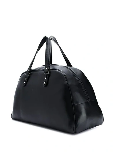 Shop Stella Mccartney Logo Travel Bag In Black