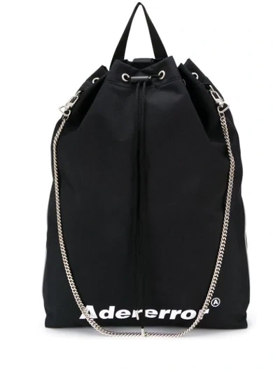 Shop Ader Error Everyday Drawstring Backpack In Black