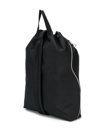 Shop Ader Error Everyday Drawstring Backpack In Black