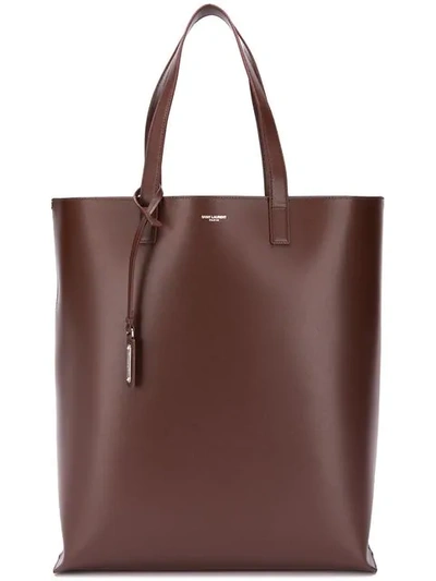 Shop Saint Laurent Bold Shopping Bag In Brown