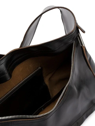 Shop Rick Owens Top Zipped Bag In Black