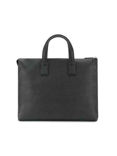 Shop Fendi Messenger Bag In Black