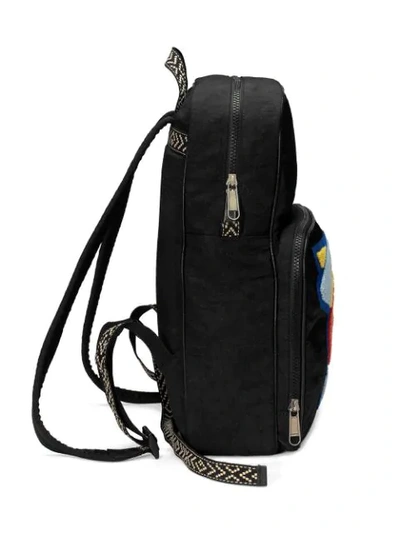 Shop Gucci Medium Backpack With  '80s Patch In Black