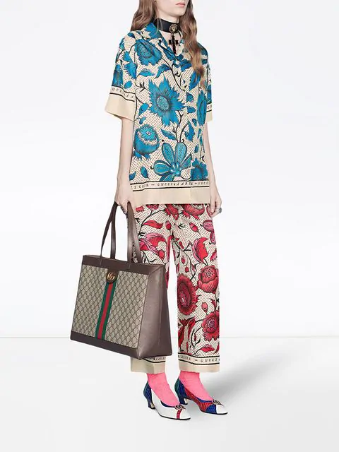 medium ophidia soft gg supreme canvas tote