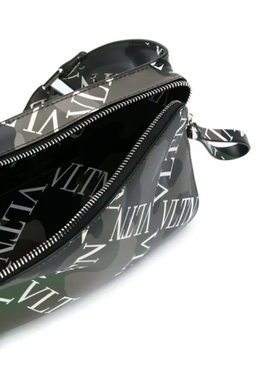 Shop Valentino Garavani Camouflage Belt Bag In Green