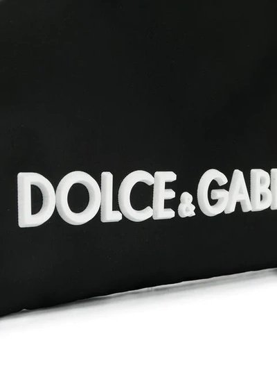 Shop Dolce & Gabbana Logo Clutch Bag In Black