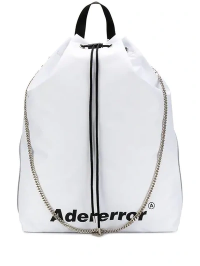 Shop Ader Error Arrow Cross Bag In White