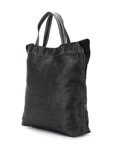Shop Kenzo Printed Tote Bag In 99 Noir
