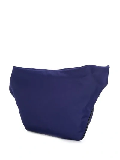 Shop Dolce & Gabbana Logo Belt Bag In Blue