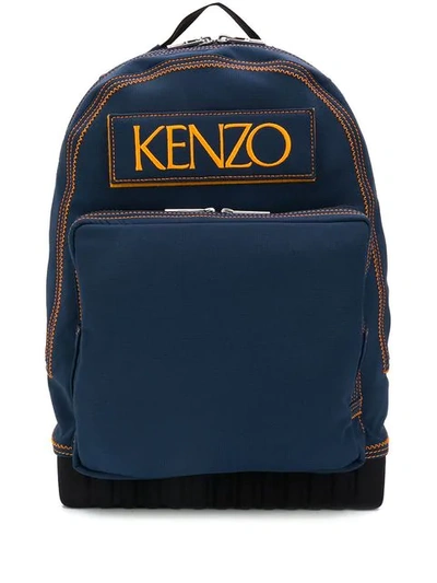 Shop Kenzo Custo Backpack - Blue