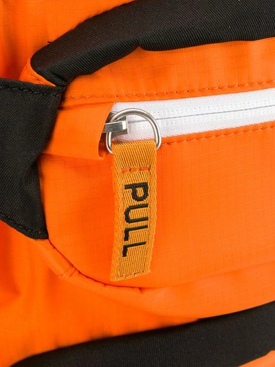 Heron Preston Orange Nylon Backpack In Orange