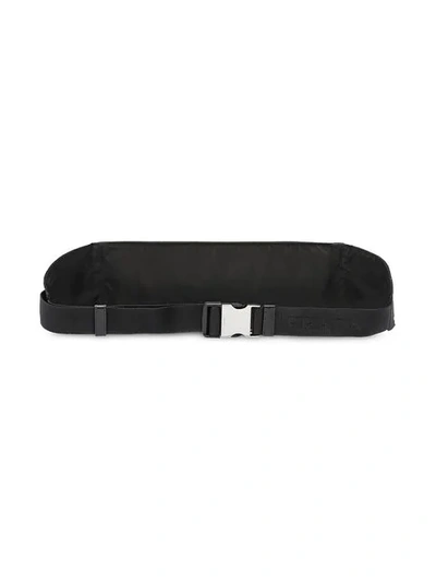 Shop Prada Black Logo Crossbody Belt Bag