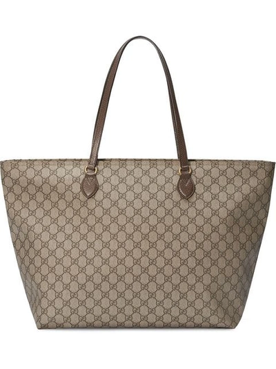 Shop Gucci Gg Medium Tote Bag In Neutrals