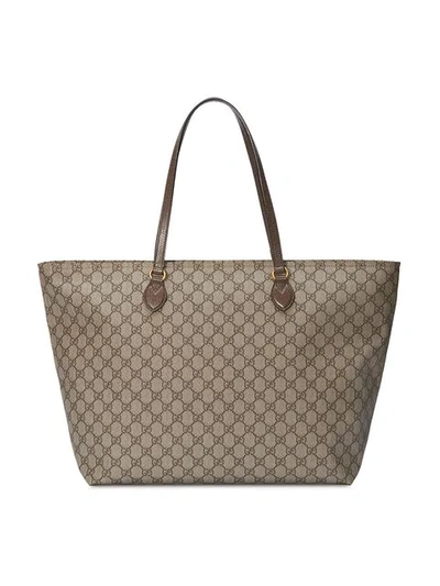 Shop Gucci Gg Medium Tote Bag In Neutrals