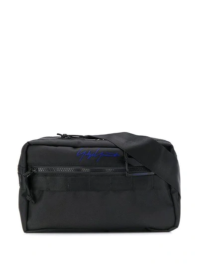 YOHJI YAMAMOTO SQUARE WAIST BAG - 黑色