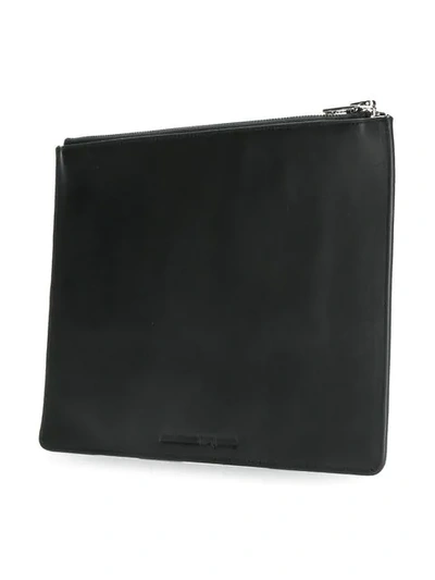 MCQ ALEXANDER MCQUEEN PATCH CLUTCH BAG - 黑色