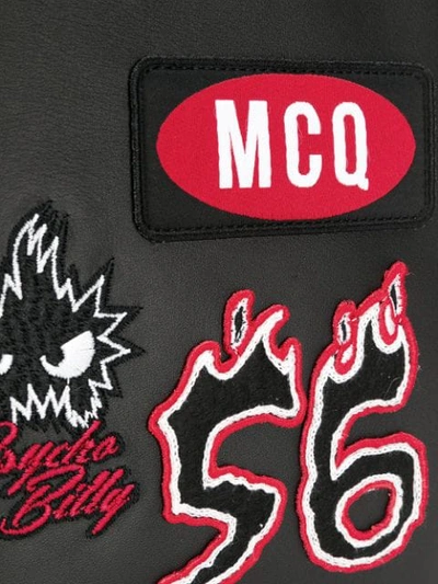 MCQ ALEXANDER MCQUEEN PATCH CLUTCH BAG - 黑色