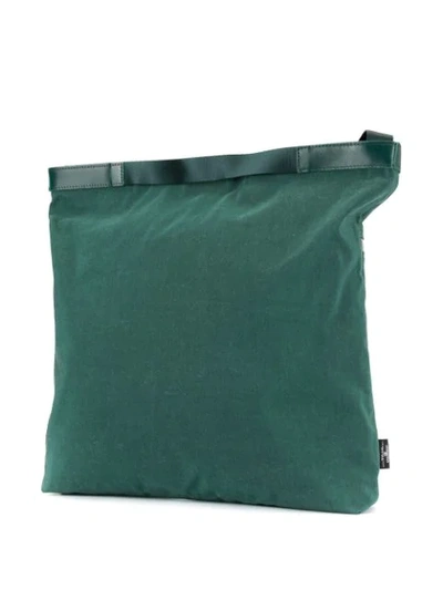 Shop As2ov Square Shoulder Bag In Green