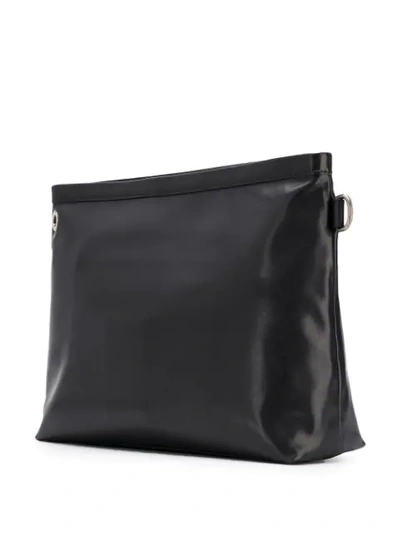 Shop Givenchy Kuriertasche Mit Logo-print In Black