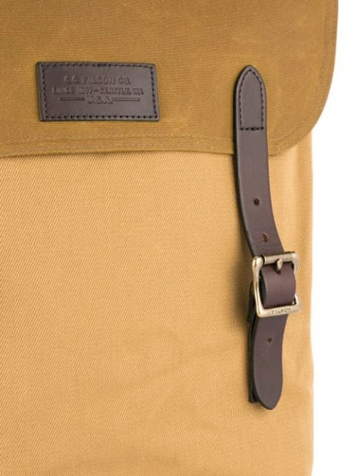 Shop Filson Leather Straps Rucksack - Brown