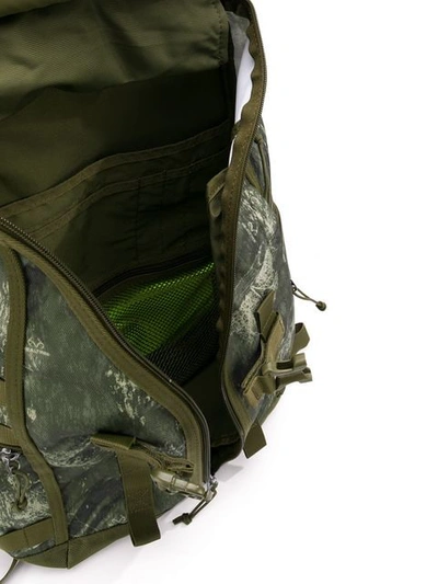 Shop Nike Camouflage Print Backpack In Green