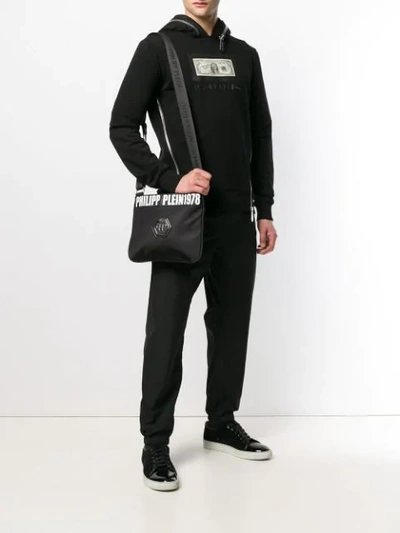 Shop Philipp Plein Quilted Shoulder Bag In Black