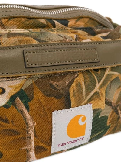 Shop Heron Preston X Carhartt Wip Leaf Print Bag In Green