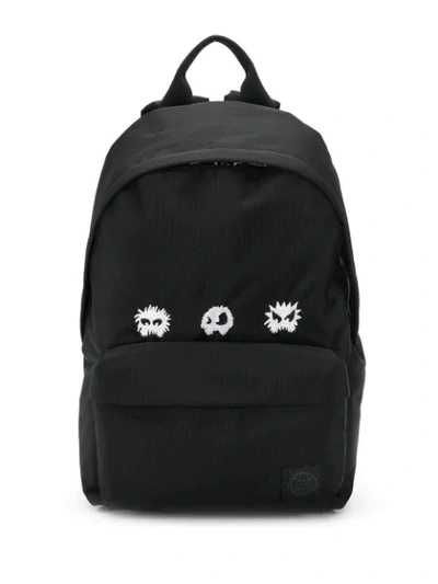 Shop Mcq By Alexander Mcqueen Monster Embroidery Backpack In 1000 Black