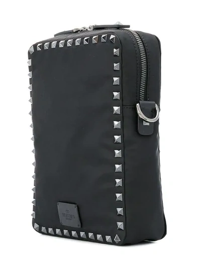 Shop Valentino Rockstud Small Crossbody Bag In Black