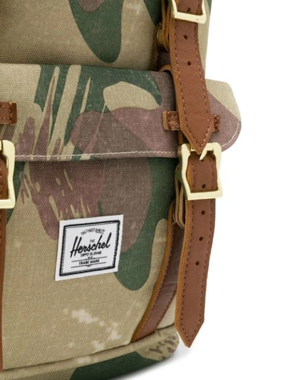 Shop Herschel Supply Co Little America Backpack In Green