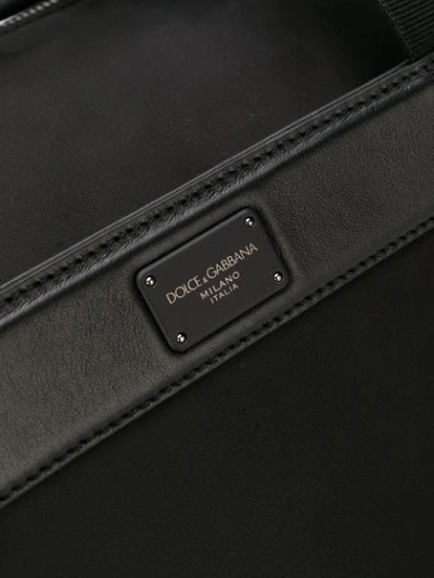 Shop Dolce & Gabbana Logo-print Holdall In Black
