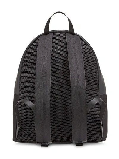 Shop Fendi Large Appliqué Backpack In Black