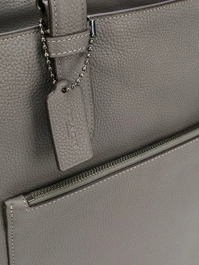 Shop Coach Metropolitan Tote Bag In Grey