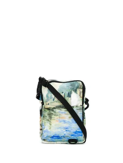 Shop Off-white Lake Painting Messenger Bag - Blue