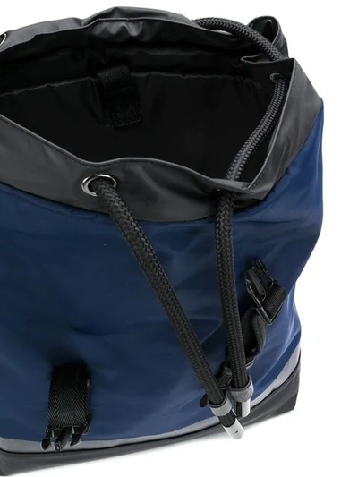 Shop Diesel Volpago Backpack In Blue