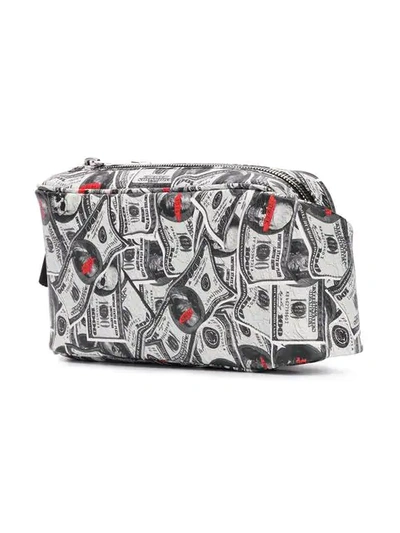 Shop Philipp Plein Dollar Bill Belt Bag In Grey 10