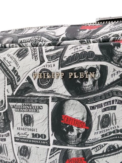 Shop Philipp Plein Dollar Bill Belt Bag In Grey 10