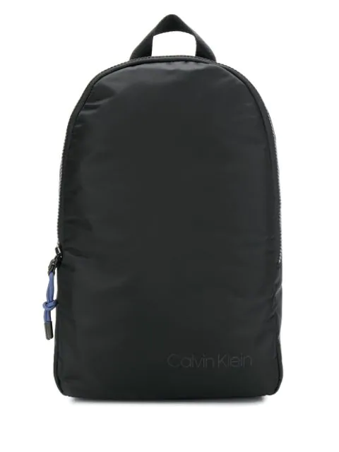 calvin klein nylon logo backpack