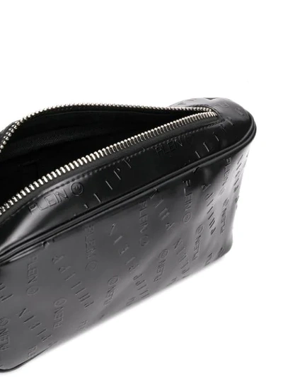 Shop Philipp Plein Embossed Logo Belt Bag In Black