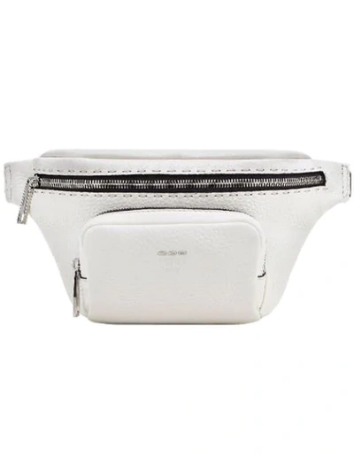 Shop Fendi Belt Bag In White