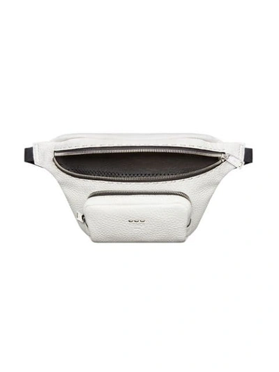 Shop Fendi Belt Bag In White