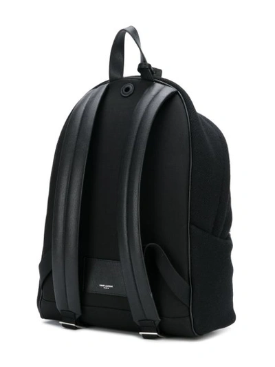 Shop Saint Laurent Printed Backpack - Black